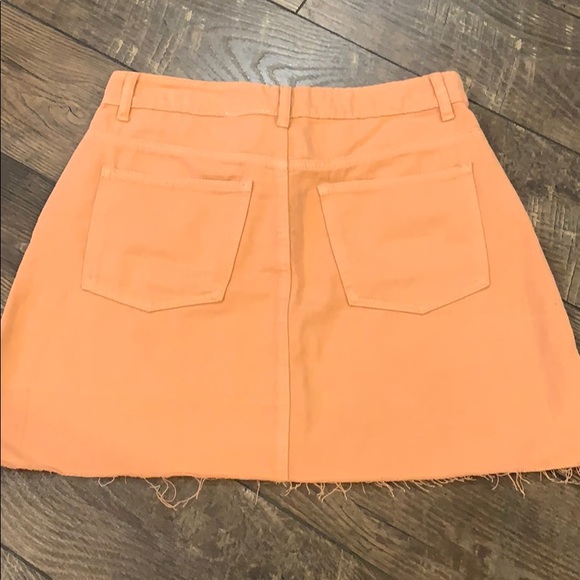 NWT Raw Hem Jean Skirt - Picture 3 of 6